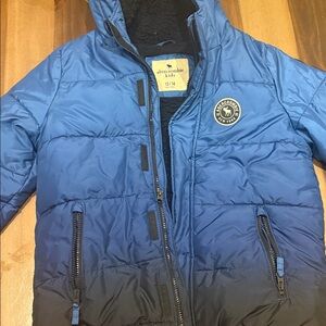 Abercrombie Kids Blue Puffer Jacket